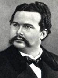 Louis II de Bavire en 1886 - photo par Joseph Albert